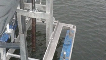 Using a split-frame sampler to locate and more precisely measure contaminants