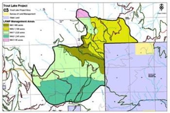 Trout Lake project map